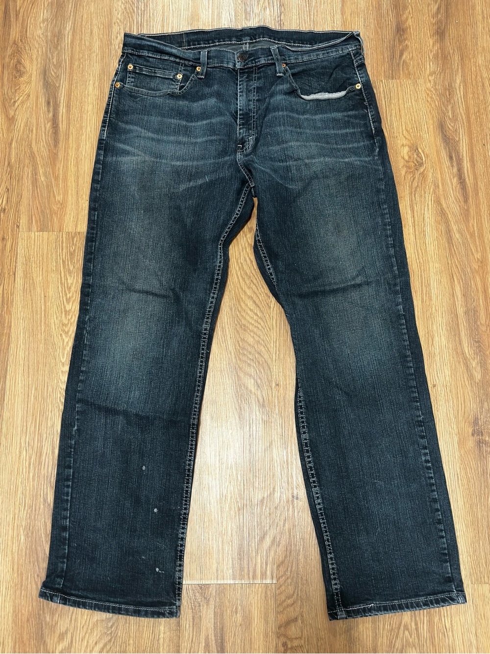 Levi's Men's Relaxed Dark Blue Denim Jeans